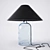 Sleek Glass Floor Lamp 3D model small image 1