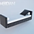 Elegant Single Bed: Meridiani 3D model small image 1