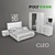 Italian Cleo Bedroom Set 3D model small image 1