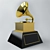 Golden Melody: The GRAMMY Statuette 3D model small image 1