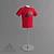 Adidas Men's Logo Tee 3D model small image 1