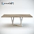 Sleek Dedalo Dining Table 3D model small image 1