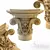 Elegant Pillar Ornament 3D model small image 1