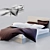 Luxury Bed Linens Set 3D model small image 1