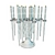 Winter Magic Chandelier Drops 3D model small image 2