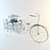 Whimsical Flower Bike Stand 3D model small image 1