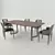 Elegant Archeko Dining Table 3D model small image 1