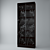 Modern Glass Door Bookcase 3D model small image 1