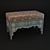 Oriental-Style Bench: 730x415x500 mm 3D model small image 1