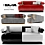 Classic Bauhaus Weimer Sofa 3D model small image 1