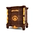 Classic Bedside Cabinet 3D model small image 1
