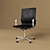 Sleek Ergonomic Office Chair 3D model small image 1