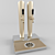 Skyline Beer Tower, 2 Faucet - Classic Elegance for Your Home Bar 3D model small image 1