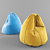 Cozy Comfort Pouf 3D model small image 1