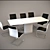 SIGNAL Loreto Dining Set 3D model small image 1