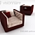 Visionnaire EVELAKE: Modern Comfort at its Best 3D model small image 1