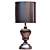 Sleek Metal Table Lamp 3D model small image 1