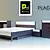 Elegant "Dyatkovo" Bedroom Set 3D model small image 1