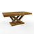 Madero Driftwood Dining Table: Rustic Elegance for Your Space 3D model small image 1