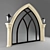 Elegant Arch Window 3D model small image 1