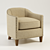 Belton Armchair - Elegant and Stylish Seating 3D model small image 1