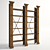 Industrial Charm - Xavier Double Bookshelf 3D model small image 1