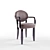 Sleek Modern Chair 3D model small image 1