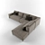 Versatile Two-Piece Sectional Sofa 3D model small image 2