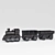 Charming Toy Train for Decor 3D model small image 1
