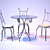 Artisan Forge Table and Chairs 3D model small image 1