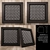 Metallic Wood Wall Panels - Kolchuga 1 & 2 (900/900/50 mm) 3D model small image 1