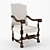 Classic Photo-inspired Textured Chair 3D model small image 1