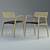 Elegant Curve Chair - GM 326 3D model small image 1