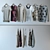Stylish 6-Piece Women's Clothing Set 3D model small image 1