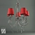 Zonca 5-Light Chandelier 3D model small image 1