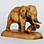 Elegant Vray Elephant Sculpture 3D model small image 1