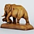 Elegant Vray Elephant Sculpture 3D model small image 2