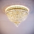 Sparkling Crystal Ceiling Light 3D model small image 1