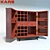 Vintage Style Small Colonial Trunk 3D model small image 2