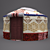 Portable Traditional Yurt: Authentic Design & Easy Assembly 3D model small image 1