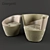 Cozy Lounge Armchair 3D model small image 1