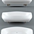 Spacious & Stylish Bathroom Set 3D model small image 1