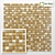 DaVinci Wood and Ceramic Wall Mosaic 3D model small image 1