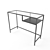 Modern Glass Laptop Table by IKEA 3D model small image 1