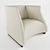 Porada Vivienne Armchair 3D model small image 1