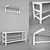 IKEA CHUSIG/TJUSIG - Bench and Shelf 3D model small image 1