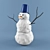  Frosty Giant Snowman Decoration 3D model small image 1