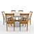 IKEA LEKSVIK-INGOLF Dining Set 3D model small image 2