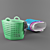 Versatile Plastic Laundry Baskets 3D model small image 2