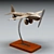 Aero Art: Decorative Plane Sculpture 3D model small image 1